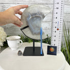 Polished Agate Crescent Moon on a Stand, 4.8 lbs & 11" Tall #5740NA-006 - Brazil GemsBrazil GemsPolished Agate Crescent Moon on a Stand, 4.8 lbs & 11" Tall #5740NA-006Crescent Moons5740NA-006