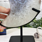 Polished Agate Crescent Moon on a Stand, 4.8 lbs & 11" Tall #5740NA-006 - Brazil GemsBrazil GemsPolished Agate Crescent Moon on a Stand, 4.8 lbs & 11" Tall #5740NA-006Crescent Moons5740NA-006