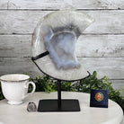 Polished Agate Crescent Moon on a Stand, 4.8 lbs & 11" Tall #5740NA-006 - Brazil GemsBrazil GemsPolished Agate Crescent Moon on a Stand, 4.8 lbs & 11" Tall #5740NA-006Crescent Moons5740NA-006