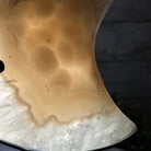 Polished Agate Crescent Moon on a Stand, 4.8 lbs & 11" Tall #5740NA-006 - Brazil GemsBrazil GemsPolished Agate Crescent Moon on a Stand, 4.8 lbs & 11" Tall #5740NA-006Crescent Moons5740NA-006