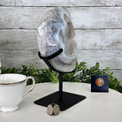 Polished Agate Crescent Moon on a Stand, 5.3 lbs & 9.8" Tall #5740NA-010 by Brazil Gems - Brazil GemsBrazil GemsPolished Agate Crescent Moon on a Stand, 5.3 lbs & 9.8" Tall #5740NA-010 by Brazil GemsCrescent Moons5740NA-010