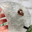 Polished Agate Crescent Moon on a Stand, 5.3 lbs & 9.8" Tall #5740NA-010 by Brazil Gems - Brazil GemsBrazil GemsPolished Agate Crescent Moon on a Stand, 5.3 lbs & 9.8" Tall #5740NA-010 by Brazil GemsCrescent Moons5740NA-010