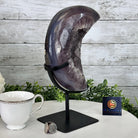 Polished Agate Crescent Moon on a Stand, 8 lbs & 11.75" Tall #5740NA-015 by Brazil Gems - Brazil GemsBrazil GemsPolished Agate Crescent Moon on a Stand, 8 lbs & 11.75" Tall #5740NA-015 by Brazil GemsCrescent Moons5740NA-015