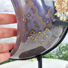 Polished Agate Crescent Moon on a Stand, 8 lbs & 11.75" Tall #5740NA-015 by Brazil Gems - Brazil GemsBrazil GemsPolished Agate Crescent Moon on a Stand, 8 lbs & 11.75" Tall #5740NA-015 by Brazil GemsCrescent Moons5740NA-015