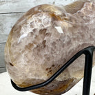 Polished Agate Heart Geode on a Metal Stand, 2.2 lbs & 5.25" Tall, Model #5468-0064 by Brazil Gems - Brazil GemsBrazil GemsPolished Agate Heart Geode on a Metal Stand, 2.2 lbs & 5.25" Tall, Model #5468-0064 by Brazil GemsHearts5468-0064