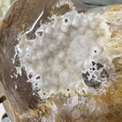 Polished Agate Heart Geode on a Metal Stand, 2.2 lbs & 5.25" Tall, Model #5468-0064 by Brazil Gems - Brazil GemsBrazil GemsPolished Agate Heart Geode on a Metal Stand, 2.2 lbs & 5.25" Tall, Model #5468-0064 by Brazil GemsHearts5468-0064