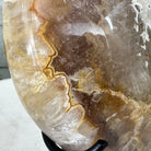 Polished Agate Heart Geode on a Metal Stand, 2.2 lbs & 5.25" Tall, Model #5468-0064 by Brazil Gems - Brazil GemsBrazil GemsPolished Agate Heart Geode on a Metal Stand, 2.2 lbs & 5.25" Tall, Model #5468-0064 by Brazil GemsHearts5468-0064