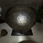 Polished Agate Heart Geode on a Metal Stand, 2.7 lbs & 5.5" Tall, Model #5468-0058 by Brazil Gems - Brazil GemsBrazil GemsPolished Agate Heart Geode on a Metal Stand, 2.7 lbs & 5.5" Tall, Model #5468-0058 by Brazil GemsHearts5468-0058