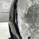Polished Agate Heart Geode on a Metal Stand, 2.7 lbs & 5.5" Tall, Model #5468-0058 by Brazil Gems - Brazil GemsBrazil GemsPolished Agate Heart Geode on a Metal Stand, 2.7 lbs & 5.5" Tall, Model #5468-0058 by Brazil GemsHearts5468-0058