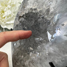 Polished Agate Heart Geode on a Metal Stand, 2.7 lbs & 5.5" Tall, Model #5468-0058 by Brazil Gems - Brazil GemsBrazil GemsPolished Agate Heart Geode on a Metal Stand, 2.7 lbs & 5.5" Tall, Model #5468-0058 by Brazil GemsHearts5468-0058