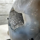Polished Agate Heart Geode on a Metal Stand, 2.8 lbs & 5.3" Tall, Model #5468-0053 by Brazil Gems - Brazil GemsBrazil GemsPolished Agate Heart Geode on a Metal Stand, 2.8 lbs & 5.3" Tall, Model #5468-0053 by Brazil GemsHearts5468-0053