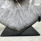 Polished Agate Heart Geode on a Metal Stand, 3.3 lbs & 5" Tall, Model #5468-0042 by Brazil Gems - Brazil GemsBrazil GemsPolished Agate Heart Geode on a Metal Stand, 3.3 lbs & 5" Tall, Model #5468-0042 by Brazil GemsHearts5468-0042