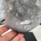 Polished Agate Heart Geode on a Metal Stand, 3.7 lbs & 6.4" Tall, Model #5468-0073 by Brazil Gems - Brazil GemsBrazil GemsPolished Agate Heart Geode on a Metal Stand, 3.7 lbs & 6.4" Tall, Model #5468-0073 by Brazil GemsHearts5468-0073