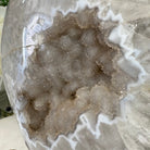 Polished Agate Heart Geode on a Metal Stand, 5.4 lbs & 7.5" Tall, Model #5468-0074 by Brazil Gems - Brazil GemsBrazil GemsPolished Agate Heart Geode on a Metal Stand, 5.4 lbs & 7.5" Tall, Model #5468-0074 by Brazil GemsHearts5468-0074