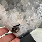Polished Agate Heart Geode on a Metal Stand, 5.5 lbs & 6.6" Tall, Model #5468-0077 by Brazil Gems - Brazil GemsBrazil GemsPolished Agate Heart Geode on a Metal Stand, 5.5 lbs & 6.6" Tall, Model #5468-0077 by Brazil GemsHearts5468-0077