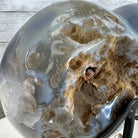 Polished Agate Heart Geode on a Metal Stand, 7.8 lbs & 8.5" Tall, Model #5468-0084 by Brazil Gems - Brazil GemsBrazil GemsPolished Agate Heart Geode on a Metal Stand, 7.8 lbs & 8.5" Tall, Model #5468-0084 by Brazil GemsHearts5468-0084