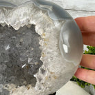 Polished Agate Heart Geode on a Metal Stand, 7.8 lbs & 8.5" Tall, Model #5468-0084 by Brazil Gems - Brazil GemsBrazil GemsPolished Agate Heart Geode on a Metal Stand, 7.8 lbs & 8.5" Tall, Model #5468-0084 by Brazil GemsHearts5468-0084