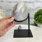 Polished Agate Heart Geode on a Metal Stand, 8.2 lbs & 8.25" Tall, Model #5468-0079 by Brazil Gems - Brazil GemsBrazil GemsPolished Agate Heart Geode on a Metal Stand, 8.2 lbs & 8.25" Tall, Model #5468-0079 by Brazil GemsHearts5468-0079