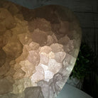 Polished Agate Heart Geode on a Metal Stand, 9.7 lbs & 8.4" Tall, Model #5468-0087 by Brazil Gems - Brazil GemsBrazil GemsPolished Agate Heart Geode on a Metal Stand, 9.7 lbs & 8.4" Tall, Model #5468-0087 by Brazil GemsHearts5468-0087