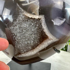 Polished Agate Heart-Shaped Geode on a Metal Stand, 5.4 lbs & 6.75" Tall, Model #5468-0014 by Brazil Gems - Brazil GemsBrazil GemsPolished Agate Heart-Shaped Geode on a Metal Stand, 5.4 lbs & 6.75" Tall, Model #5468-0014 by Brazil GemsHearts5468-0014
