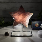 Polished Agate Star on a Metal Stand, 2.1 lbs & 7.2" Tall #5273-0011 - Brazil GemsBrazil GemsPolished Agate Star on a Metal Stand, 2.1 lbs & 7.2" Tall #5273-0011Stars5273-0011