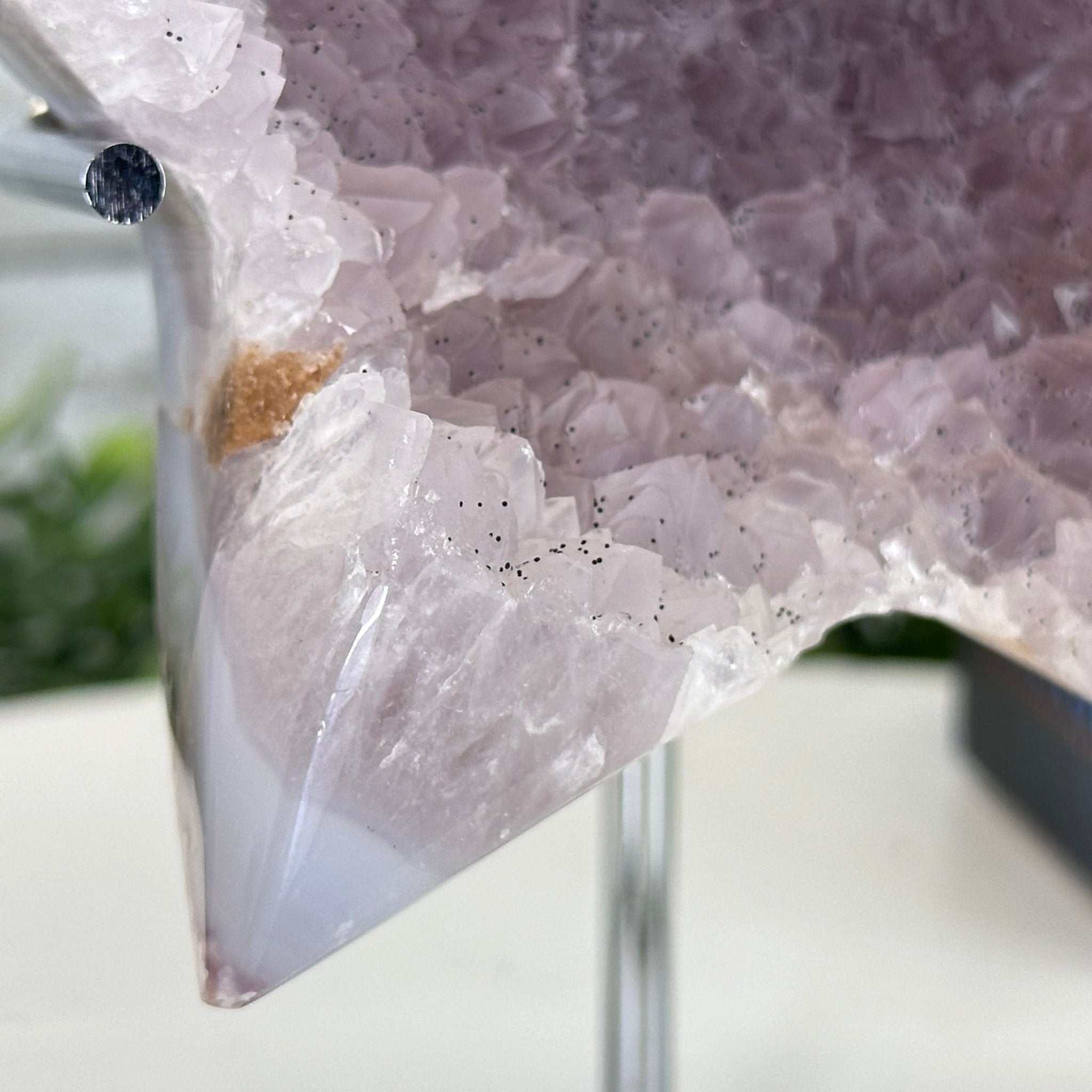 Polished Agate Star on a Metal Stand, 2.1 lbs & 7.2" Tall #5273-0011 - Brazil GemsBrazil GemsPolished Agate Star on a Metal Stand, 2.1 lbs & 7.2" Tall #5273-0011Stars5273-0011