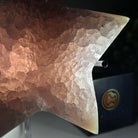 Polished Agate Star on a Metal Stand, 2.1 lbs & 7.2" Tall #5273-0011 - Brazil GemsBrazil GemsPolished Agate Star on a Metal Stand, 2.1 lbs & 7.2" Tall #5273-0011Stars5273-0011