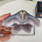 Polished Agate Star on a Metal Stand, 2.1 lbs & 7.2" Tall #5273-0011 - Brazil GemsBrazil GemsPolished Agate Star on a Metal Stand, 2.1 lbs & 7.2" Tall #5273-0011Stars5273-0011