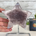Polished Agate Star on a Metal Stand, 2.1 lbs & 7.2" Tall #5273-0011 - Brazil GemsBrazil GemsPolished Agate Star on a Metal Stand, 2.1 lbs & 7.2" Tall #5273-0011Stars5273-0011
