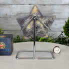 Polished Agate Star on a Metal Stand, 2.1 lbs & 7.2" Tall #5273-0011 - Brazil GemsBrazil GemsPolished Agate Star on a Metal Stand, 2.1 lbs & 7.2" Tall #5273-0011Stars5273-0011
