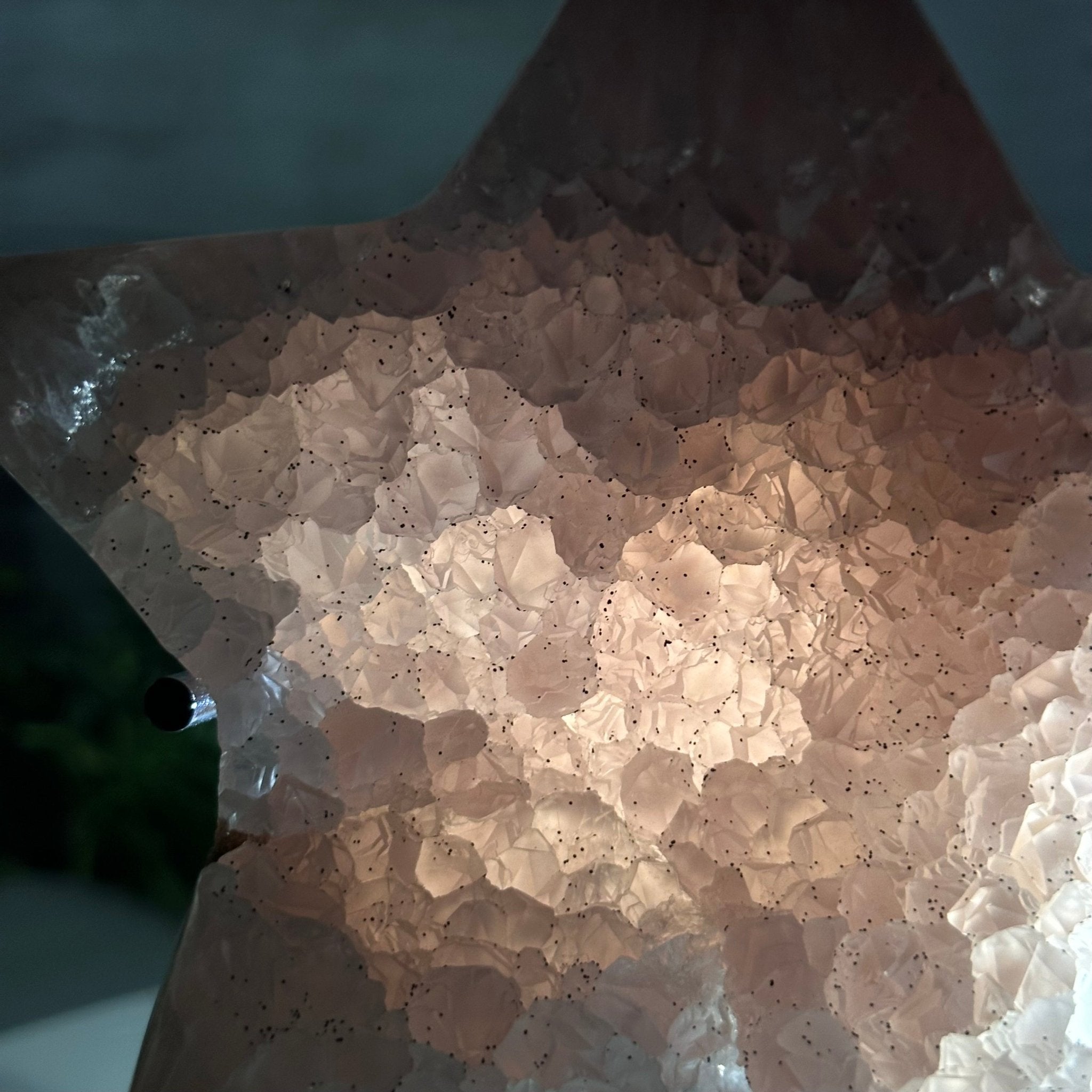 Polished Agate Star on a Metal Stand, 2.1 lbs & 7.2" Tall #5273-0011 - Brazil GemsBrazil GemsPolished Agate Star on a Metal Stand, 2.1 lbs & 7.2" Tall #5273-0011Stars5273-0011