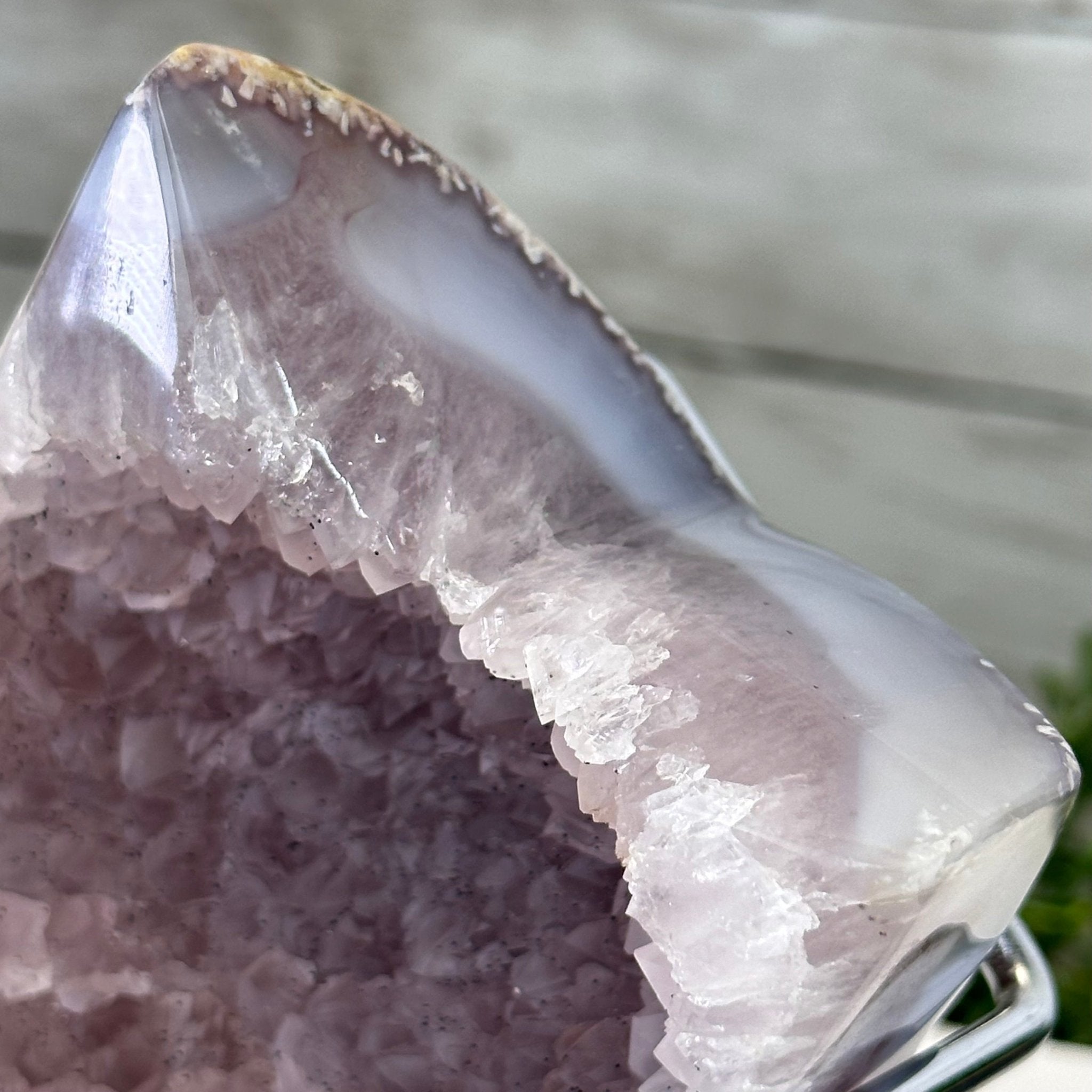 Polished Agate Star on a Metal Stand, 2.1 lbs & 7.2" Tall #5273-0011 - Brazil GemsBrazil GemsPolished Agate Star on a Metal Stand, 2.1 lbs & 7.2" Tall #5273-0011Stars5273-0011