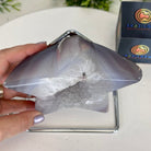 Polished Agate Star on a Metal Stand, 2.4 lbs & 7.3" Tall #5273-0012 - Brazil GemsBrazil GemsPolished Agate Star on a Metal Stand, 2.4 lbs & 7.3" Tall #5273-0012Stars5273-0012