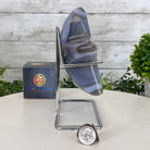 Polished Agate Star on a Metal Stand, 2.5 lbs & 7.1" Tall #5273-0013 - Brazil GemsBrazil GemsPolished Agate Star on a Metal Stand, 2.5 lbs & 7.1" Tall #5273-0013Stars5273-0013
