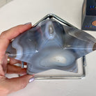 Polished Agate Star on a Metal Stand, 2.5 lbs & 7.1" Tall #5273-0013 - Brazil GemsBrazil GemsPolished Agate Star on a Metal Stand, 2.5 lbs & 7.1" Tall #5273-0013Stars5273-0013