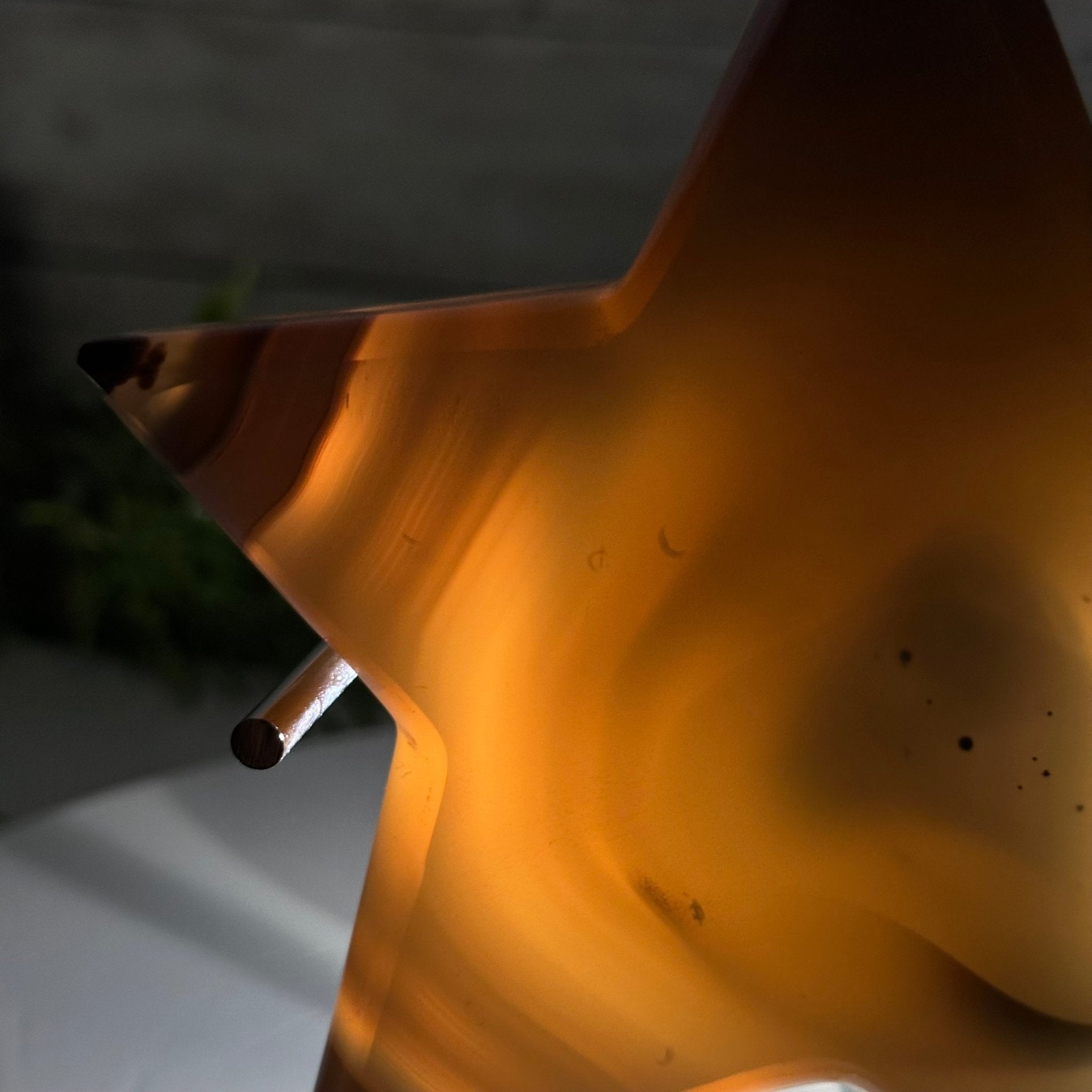Polished Agate Star on a Metal Stand, 2.5 lbs & 7.1" Tall #5273-0013 - Brazil GemsBrazil GemsPolished Agate Star on a Metal Stand, 2.5 lbs & 7.1" Tall #5273-0013Stars5273-0013