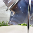 Polished Agate Star on a Metal Stand, 2.5 lbs & 7.1" Tall #5273-0013 - Brazil GemsBrazil GemsPolished Agate Star on a Metal Stand, 2.5 lbs & 7.1" Tall #5273-0013Stars5273-0013