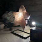 Polished Agate Star on a Metal Stand, 2.7 lbs & 8.2" Tall #5273-0014 - Brazil GemsBrazil GemsPolished Agate Star on a Metal Stand, 2.7 lbs & 8.2" Tall #5273-0014Stars5273-0014