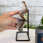 Polished Agate Star on a Metal Stand, 2.7 lbs & 8.2" Tall #5273-0014 - Brazil GemsBrazil GemsPolished Agate Star on a Metal Stand, 2.7 lbs & 8.2" Tall #5273-0014Stars5273-0014
