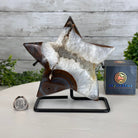 Polished Agate Star on a Metal Stand, 3.2 lbs & 6.8" Tall #5273-0017 - Brazil GemsBrazil GemsPolished Agate Star on a Metal Stand, 3.2 lbs & 6.8" Tall #5273-0017Stars5273-0017