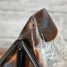 Polished Agate Star on a Metal Stand, 3.2 lbs & 6.8" Tall #5273-0017 - Brazil GemsBrazil GemsPolished Agate Star on a Metal Stand, 3.2 lbs & 6.8" Tall #5273-0017Stars5273-0017