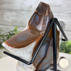 Polished Agate Star on a Metal Stand, 3.2 lbs & 6.8" Tall #5273-0017 - Brazil GemsBrazil GemsPolished Agate Star on a Metal Stand, 3.2 lbs & 6.8" Tall #5273-0017Stars5273-0017
