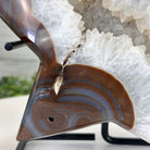 Polished Agate Star on a Metal Stand, 3.2 lbs & 6.8" Tall #5273-0017 - Brazil GemsBrazil GemsPolished Agate Star on a Metal Stand, 3.2 lbs & 6.8" Tall #5273-0017Stars5273-0017