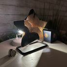 Polished Agate Star on a Metal Stand, 3.2 lbs & 6.8" Tall #5273-0017 - Brazil GemsBrazil GemsPolished Agate Star on a Metal Stand, 3.2 lbs & 6.8" Tall #5273-0017Stars5273-0017