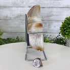 Polished Agate Star on a Metal Stand, 3.3 lbs & 6.9" Tall #5273-0018 - Brazil GemsBrazil GemsPolished Agate Star on a Metal Stand, 3.3 lbs & 6.9" Tall #5273-0018Stars5273-0018