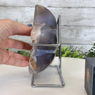 Polished Agate Star on a Metal Stand, 3.6 lbs & 6.7" Tall #5273-0020 - Brazil GemsBrazil GemsPolished Agate Star on a Metal Stand, 3.6 lbs & 6.7" Tall #5273-0020Stars5273-0020