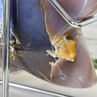 Polished Agate Star on a Metal Stand, 3.6 lbs & 6.7" Tall #5273-0020 - Brazil GemsBrazil GemsPolished Agate Star on a Metal Stand, 3.6 lbs & 6.7" Tall #5273-0020Stars5273-0020