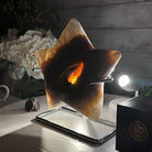 Polished Agate Star on a Metal Stand, 3.6 lbs & 7.3" Tall #5273-0019 - Brazil GemsBrazil GemsPolished Agate Star on a Metal Stand, 3.6 lbs & 7.3" Tall #5273-0019Stars5273-0019
