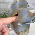 Polished Agate Star on a Metal Stand, 3.6 lbs & 7.3" Tall #5273-0019 - Brazil GemsBrazil GemsPolished Agate Star on a Metal Stand, 3.6 lbs & 7.3" Tall #5273-0019Stars5273-0019