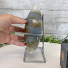 Polished Agate Star on a Metal Stand, 3.6 lbs & 7.3" Tall #5273-0019 - Brazil GemsBrazil GemsPolished Agate Star on a Metal Stand, 3.6 lbs & 7.3" Tall #5273-0019Stars5273-0019